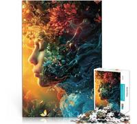 Natures Dream Floral Ess Puzzles pour Adolescents 1000 pièces Jeu éducatif Défi Jouet Renforcer l'amour Entre Les Couples 38x26cm
