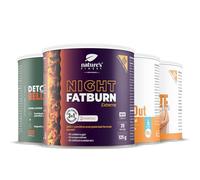 Nature's Finest Bikini Body, Coffret 4 Produits, 600 g | Coffret 4 produits : Detox Belly Burn, Night Burn Extreme, OK!WaterOut et Coffee Scrub - routine corps complète