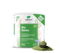 Nature's Finest BIO Detox - Détox Foie et Intestin avec Chlorelle et Spiruline Bio - Boisson Détox Minceur Riche en Protéines - 125g pour 25 Jours