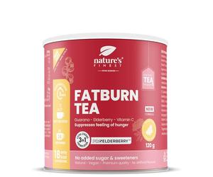 Nature's Finest BurnTea, Thé Instantané Guarana 120 g (Lot de 1) | Thé instantané au guarana, sureau et vitamine C - se dissout sans infusion, arôme fruits des bois, pour matin ou soir