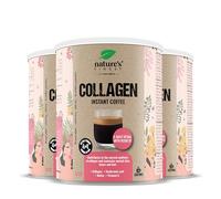 Nature's Finest by Nutrisslim Collagen Coffee avec Acide Hyaluronique, Vitamine C et Biotine - Café Arabica Premium Sans Sucre Ajouté, Délicat et Aromatique