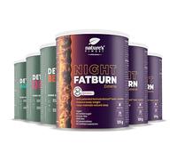 Nature's Finest Coffret 3 Mois, 6 Boissons en Poudre, 750 g | Coffret de 6 boissons en poudre pour 3 mois de routine - gamme Detox (Digest, Belly Burn, Aqua Attack) et Night Burn