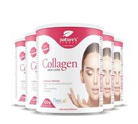 Nature's Finest Collagène Skincare avec Naticol Collagène Marin, MSM et Vitamine C Poudre, Peptides de Collagène Marin Hydrolysé Type 1 - Collagène Cheveux et Pour la Peau