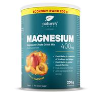 Nature's Finest Magnésium en poudre 400 mg, Pêche - 200 g