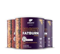 Nature's Finest Night Burn Extreme, Morosil 125 g (Lot de 3) | Boisson du soir avec Morosil breveté 400 mg (orange rouge), L-carnitine, vin rouge et valériane - goût orange, stévia