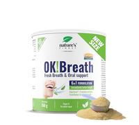 Nature's Finest OK!Breath - Complément Haleine Fraîche 6-en-1, Combat la Mauvaise Haleine, Support Digestif avec DigeZyme - Pour Adultes