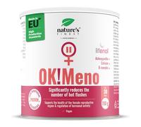 Nature's Finest OK!Meno Ménopause, Lifenol® Breveté & Ashwagandha, Bouffées de Chaleur, Équilibre Hormonal, Complexe B & Calcium, 150 g