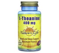 Nature's Life, L-Théanine, 400 mg, 60 Gélules Végétariennes (200 mg par Gélule)