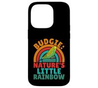 Natures Little Rainbow Perruche Coque pour iPhone 14 Pro