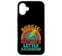 Natures Little Rainbow Perruche Coque pour iPhone 16 Plus