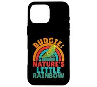 Natures Little Rainbow Perruche Coque pour iPhone 16 Pro Max
