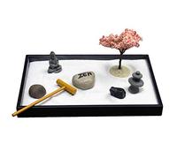 Nature's Mark, Mini kit de décoration de Table de Jardin Zen avec Accessoires (8L x 5W Rectangle C)