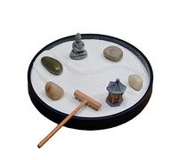 Nature's Mark Mini kit de décoration de Table de Jardin Zen avec Base formée (Ronde 6 x 6 B)