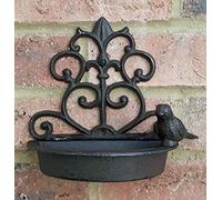 Natures Market BFCAST3 Mangeoire Murale en Fonte Transparent 18,8 x 18,2 x 5 cm