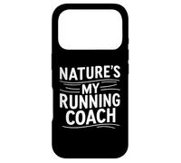 Nature's My Running Coach Citation drôle Trail Coque pour iPhone 17 Pro