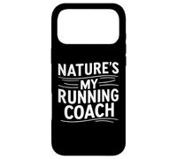 Nature's My Running Coach Citation drôle Trail Coque pour iPhone 17 Pro Max