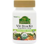 Nature's Plus Vitamine D3 & K2 60caps