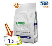 Nature's Protection Croquettes Superior Care Chien Adulte Poils blancs Saumon 1,5 kg