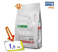 Nature's Protection Superior Care White Dogs Saumon Starter, All Breeds , 1,5 kg