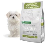 Nature's Protection Superior Care Aliment Chiot, Poisson Blanc 1,5 kg | Croissance saine et digestion douce, Sans céréales, Petites croquettes, Jeunes chiens, Pelages blancs/clairs, Petites races