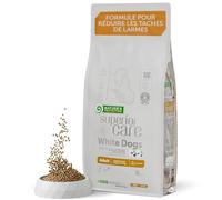 NATURES PROTECTION Superior Care White Dogs Lamb Adult Small and Mini Breeds - 10 kg - avec agneau pour petits chiens à pelage blanc