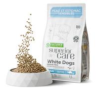Nature's Protection Superior Care Croquettes Nourriture Sèche pour Blancs Chien Adulte Petits et Miniatures I sans Grains I Poisson Blanc, 1.5 kg