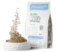 Nature's Protection Superior Care Croquettes Chien Adulte à Poils Blancs sans Céréales - Nourriture pour Chiens au Hareng - Réduit les Larmoiements - Pour une Peau et un Pelage Sains (1,5 kg)