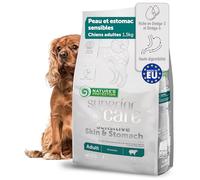 Nature's Protection Superior Care Croquettes Chien Adulte - Nourriture pour Chiens à l’Agneau et au Riz - pour Les Chiens à la Peau et l’Estomac Fragiles - Digestion Douce et Beau Pelage (10 kg)