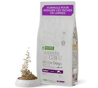 Nature's Protection Superior Care Croquettes Complètes pour Chien Junior (de 3 à 12 Mois) Toutes Races à Poil Blanc (Maltese, Bichon Frise etc.) I sans Céréales I Saumon, 10 kg