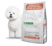 Nature's Protection Superior Care Croquettes Nourriture Sèche pour Blancs Chien Adulte Petits et Miniatures, Coquettes Chien sans Grains I Saumon, 1.5 kg