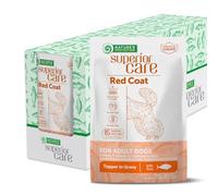 Nature's Protection Superior Care Nourriture humide pour chiens adultes, thon riche en protéines dans des sacs de sauce pour la digestion sensible, la peau et les poils sains de toutes races, chiens