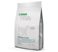 Nature's Protection Superior Care - Croquettes sans céréales pour chats adultes - Avec hareng pour toutes les races - Poils clairs - Pas de taches de larmes - Pas de boules de poils - 1,5 kg.