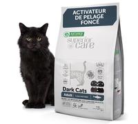 NATURE'S PROTECTION Superior Care - Nourriture sèche pour chats noirs - Sans céréales - Avec hareng précieux - Pour chats adultes de toutes races - 1,5 kg