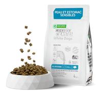 Nature's Protection Superior Care White Dog Nourriture sèche pour chien sans céréales pour toutes les tailles et phases de la vie Avec farine de poisson blanc Plus gros morceaux de 4 kg