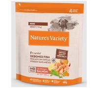 NATURE'S VARIETY CANINE ADULT MINI SALMON 600GR PVP4,95 NDR