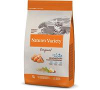 Nature's Variety Healthy Grains Croquettes pour Chats Stérilisés - Saumon Norvégien - 1,25kg