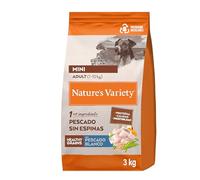Nature's Variety Healthy Grains - Croquettes pour Chien Adulte Mini - Poisson Blanc - 3kg