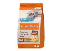 Nature's Variety Healthy Grains - Croquettes pour Chiot Puppy Medium/Maxi - Poulet Élevé en Plein Air - 10kg