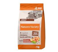 Nature's Variety No Grain Croquettes pour Chats Stérilisés - Saumon Norvégien - 7kg