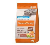 Nature's Variety No Grain - Croquettes pour Chien Puppy Med/Maxi - Saumon Norvégien - 3kg