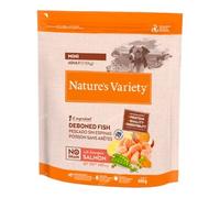 NATURE'S VARIETY CANINE ADULT MINI SALMON 600GR PVP4,95 NDR