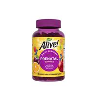 Natures Way - Alive!® Soutien Quotidien Prénatal en Gommes Multivitaminées (90 Gommes, Orange & Limonade Framboise)