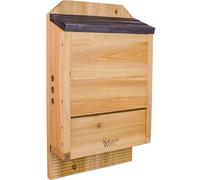 Nature's Way Bird Products CWH6 - Maison de Chauve-Souris de cèdre Triple Chambre, 20,5 x 12 x 5 Pouces