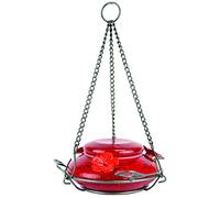 Nature's Way Bird Products MHF4 Mangeoire de jardin soufflée à la main pour colibri, capacité de 473,6 g, rouge