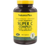 NaturesPlus, Complexe Super C à Libération Prolongée, 180 Comprimés