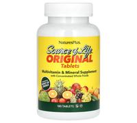 NaturesPlus, Source de Vie, Comprimés Originaux, Complément Multi-Vitaminé et Minéral, 180 Comprimés