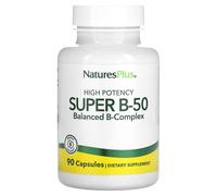 NaturesPlus, Super B-50 Haute Puissance, 90 Gélules
