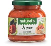 Natureta Mild Ajvar 290g (12 Pack) - Smooth Roasted Pepper & Eggplant Spread