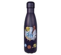 NatureVac Space from Deluxebase Bouteille d'eau en acier inoxydable 500 ml sans BPA isotherme isotherme sous vide réutilisable et étanche pour salle de sport, voyage, sport, école