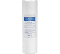 Naturewater Filtre à sédiments 1 µ Cartouche 254 mm (10 pouces) PP, Filtre à eau Cartouche de rechange pour système d'osmose inverse, Cartouche filtrante pour système d'eau potable domestique